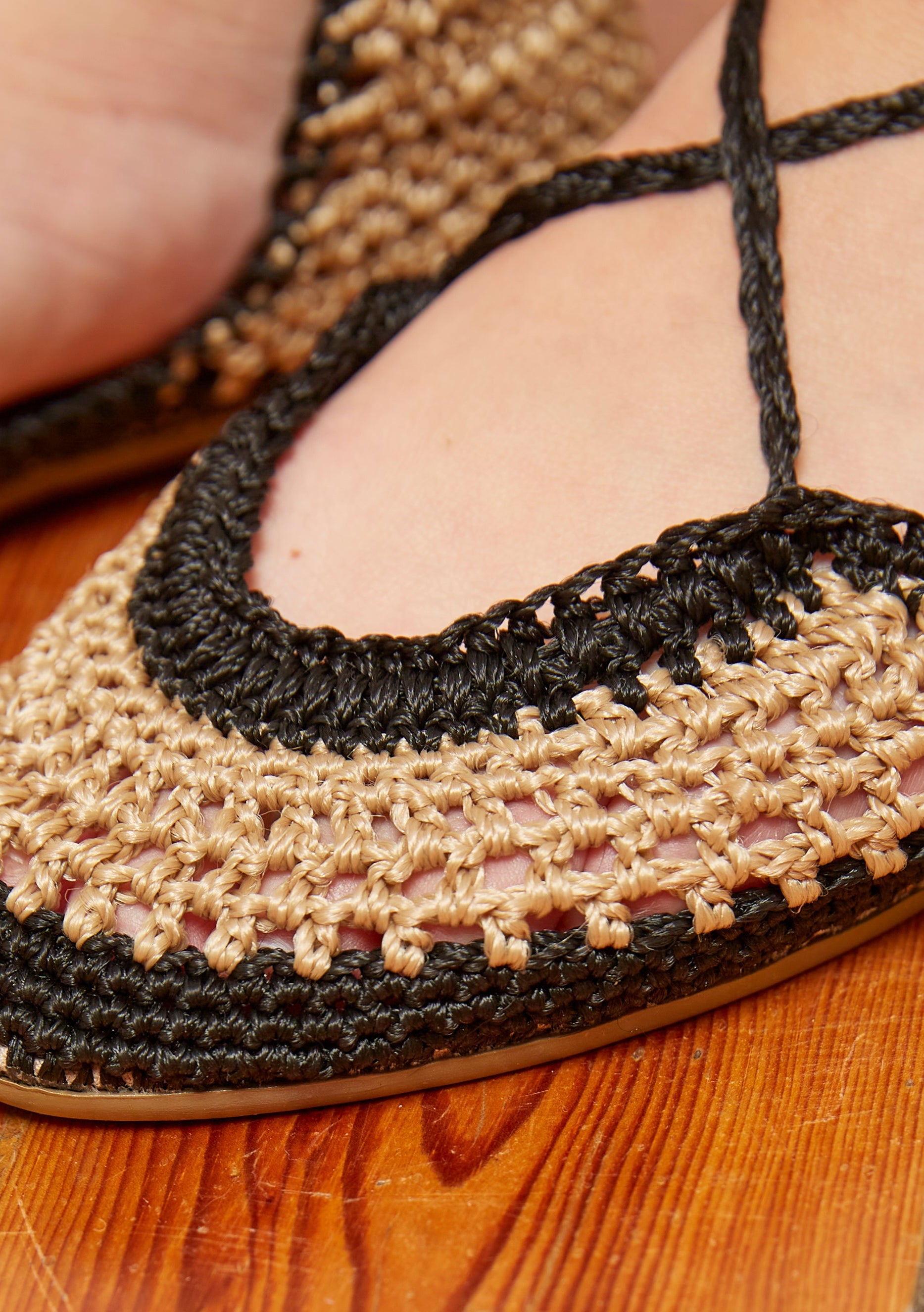 BAILARINAS CROCHET MEXICANAS NEGRO