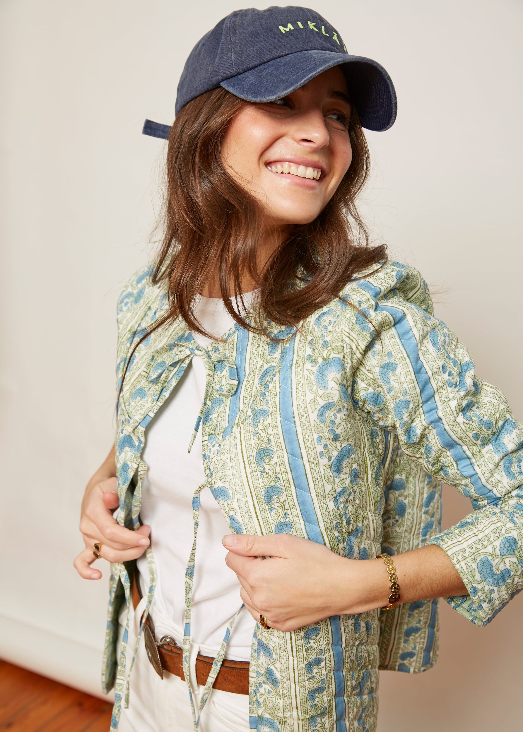Chaqueta verde reversible lazadas