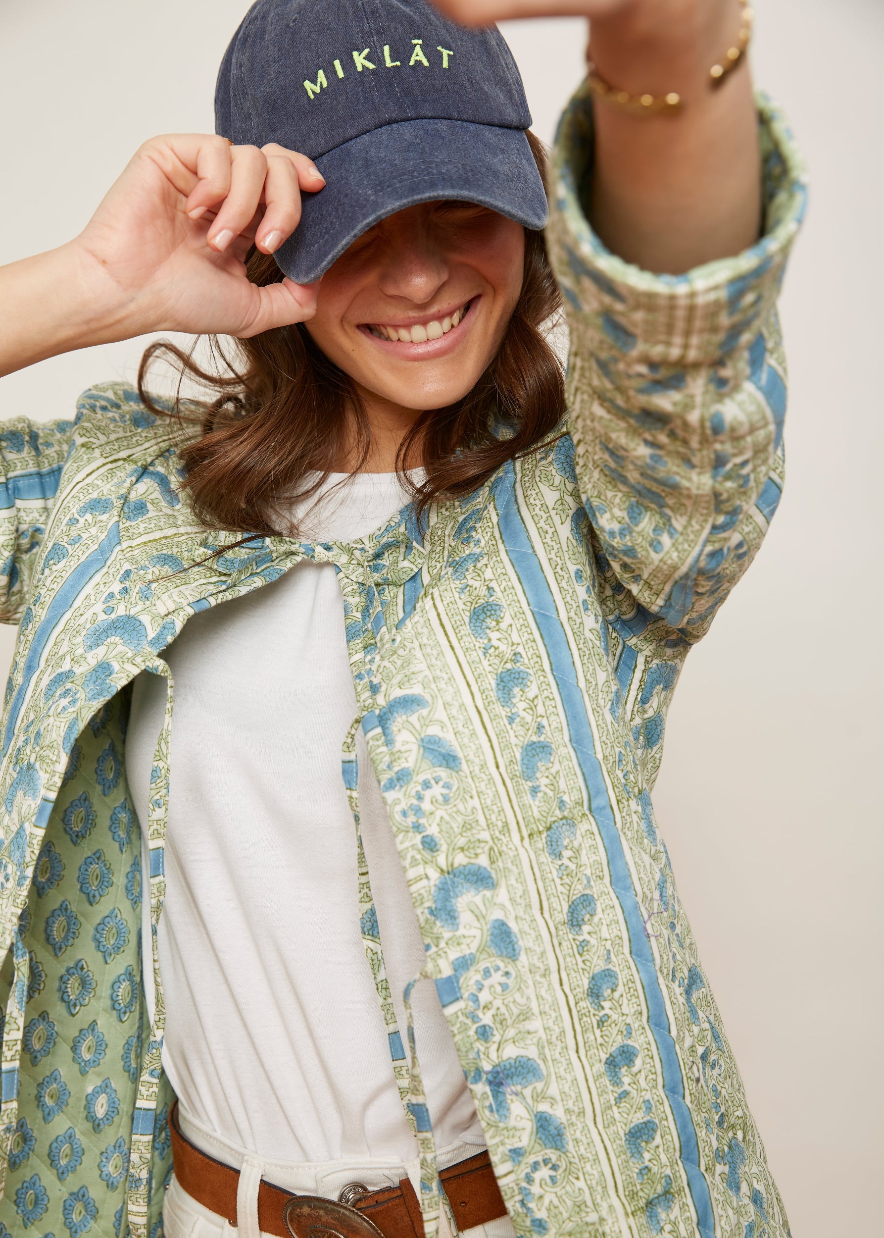 Chaqueta reversible lazos