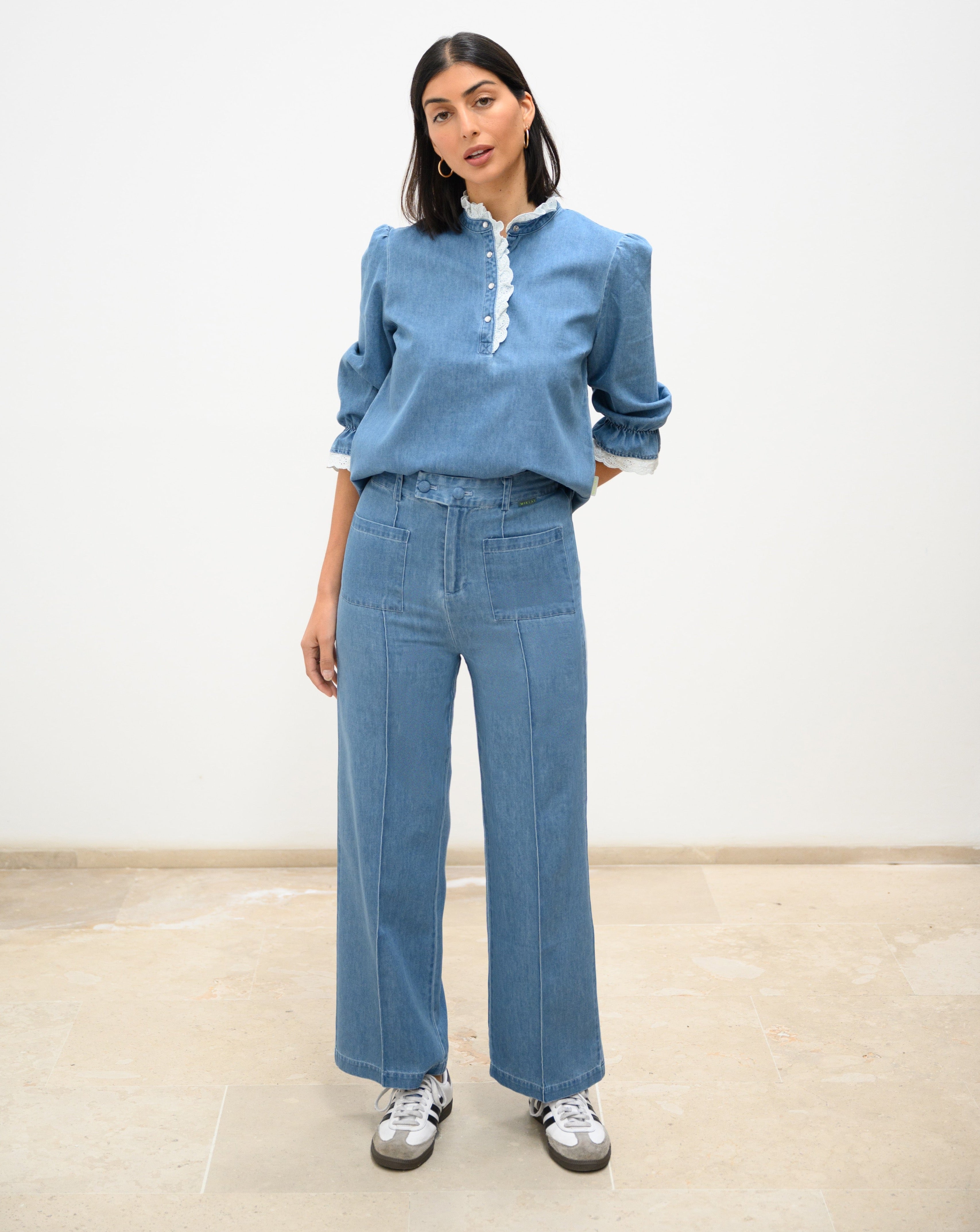 PANTALÓN ZOE DENIM ALGODÓN