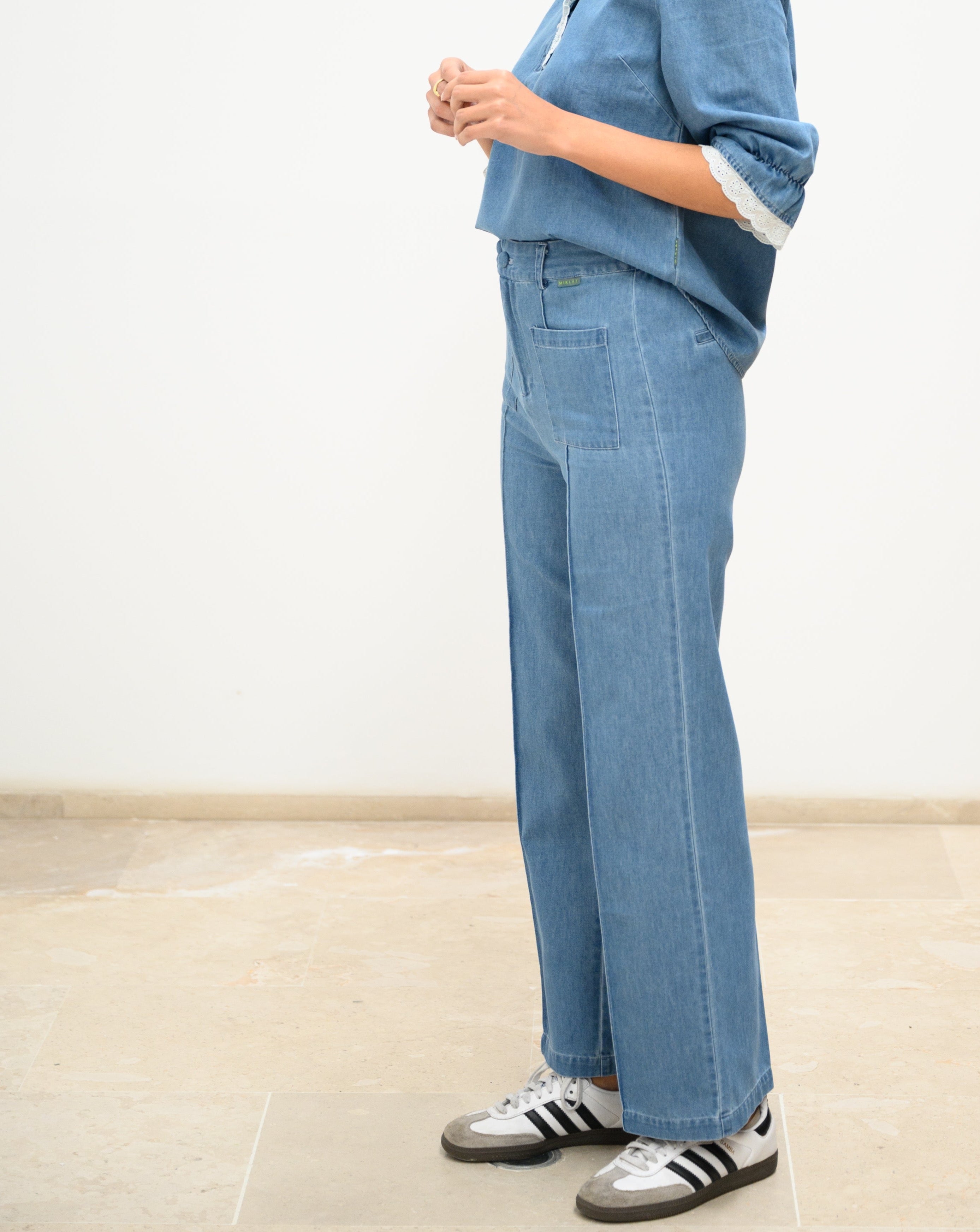 PANTALÓN ZOE DENIM ALGODÓN