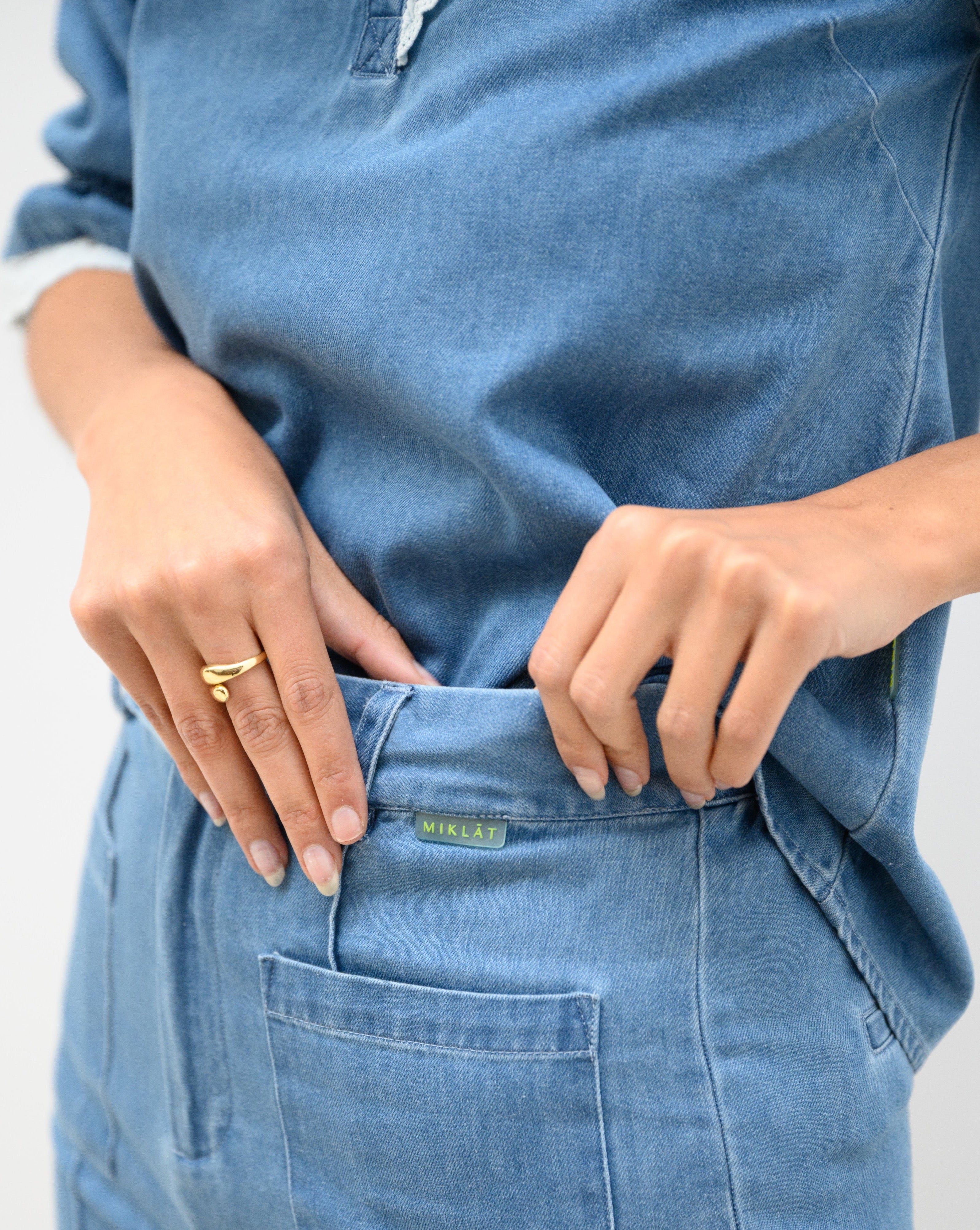 PANTALÓN ZOE DENIM ALGODÓN