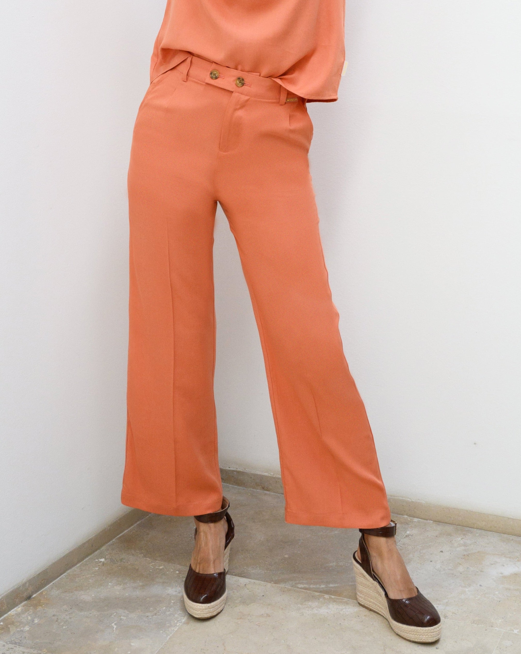 PANTALÓN ANAIS TENCEL CORAL