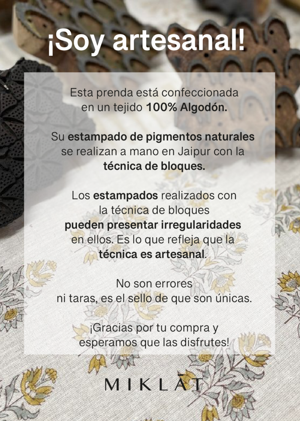 información Block print