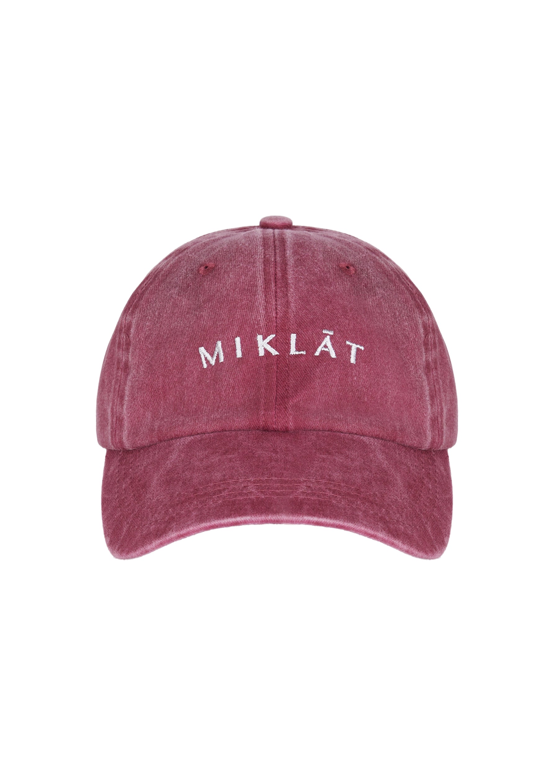 gorra burdeos logo bordado