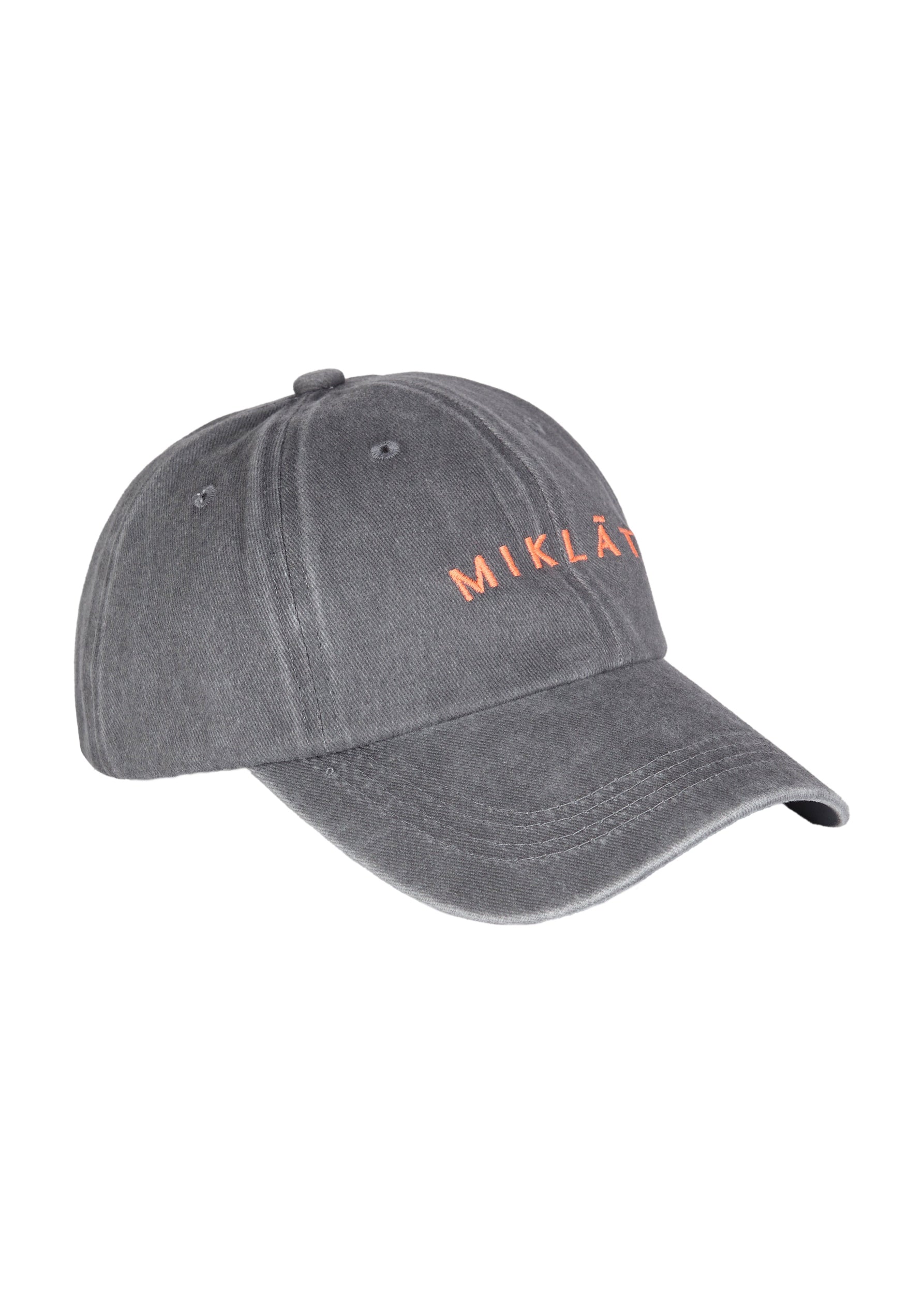 gorra logo gris lavada
