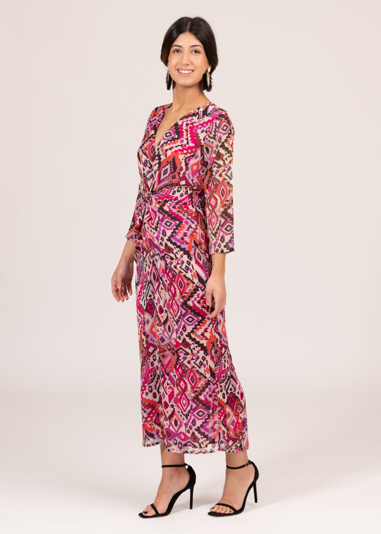 VESTIDO INDIA ESTAMPADO ÉTNICO