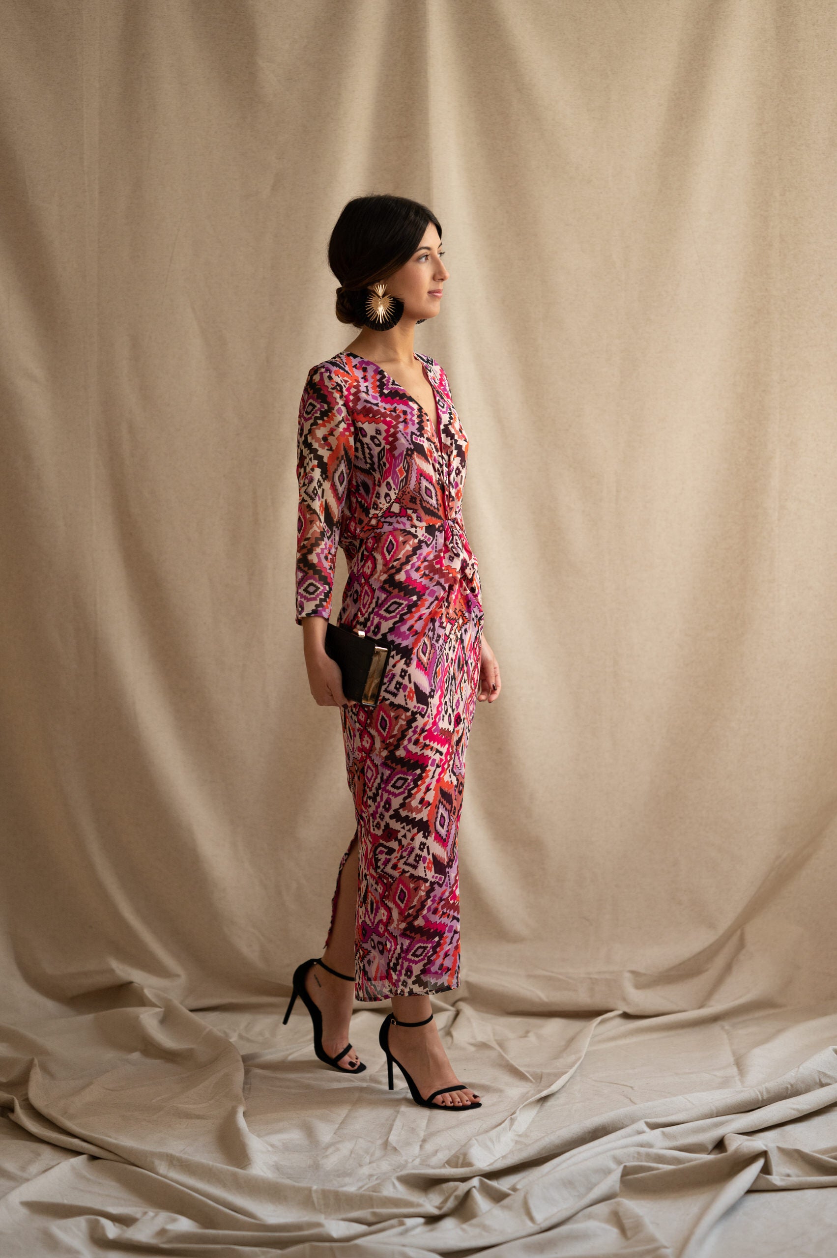 VESTIDO INDIA ESTAMPADO ÉTNICO