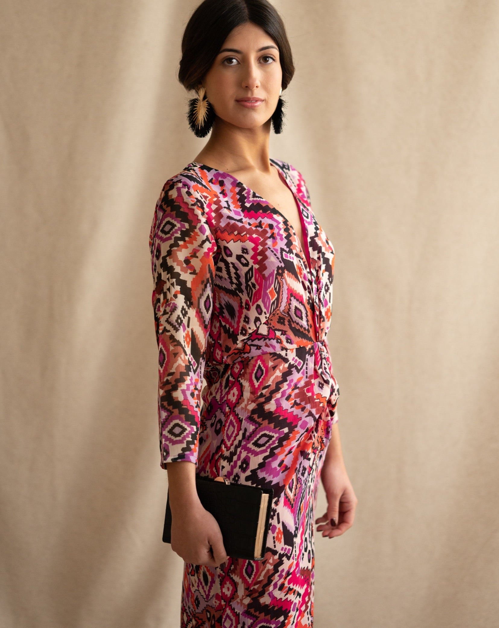VESTIDO INDIA ESTAMPADO ÉTNICO