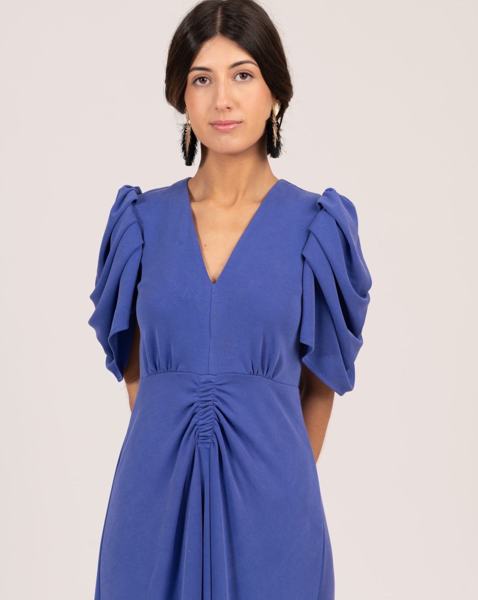VESTIDO PUNTO VICTORIA AZUL