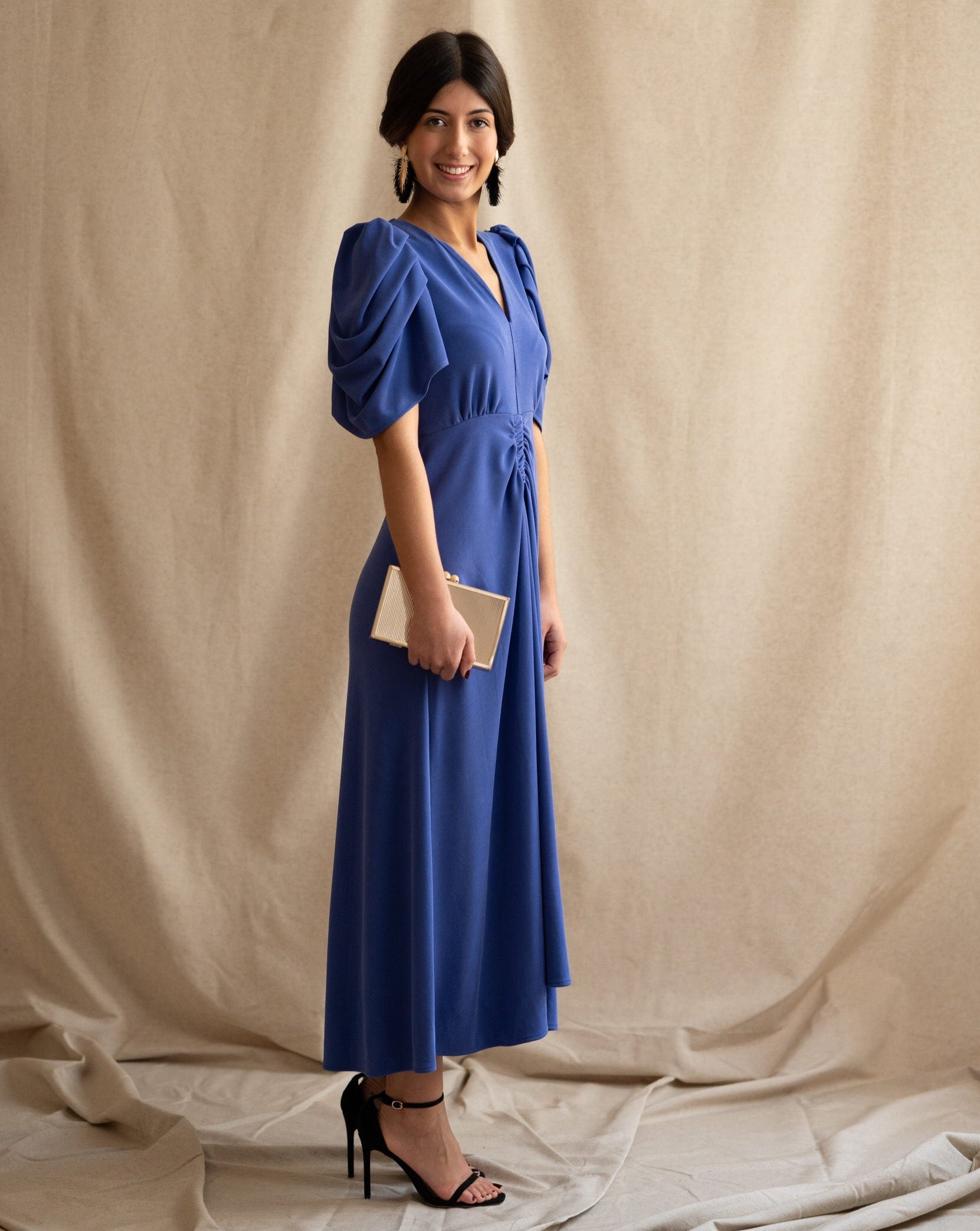 VESTIDO PUNTO VICTORIA AZUL