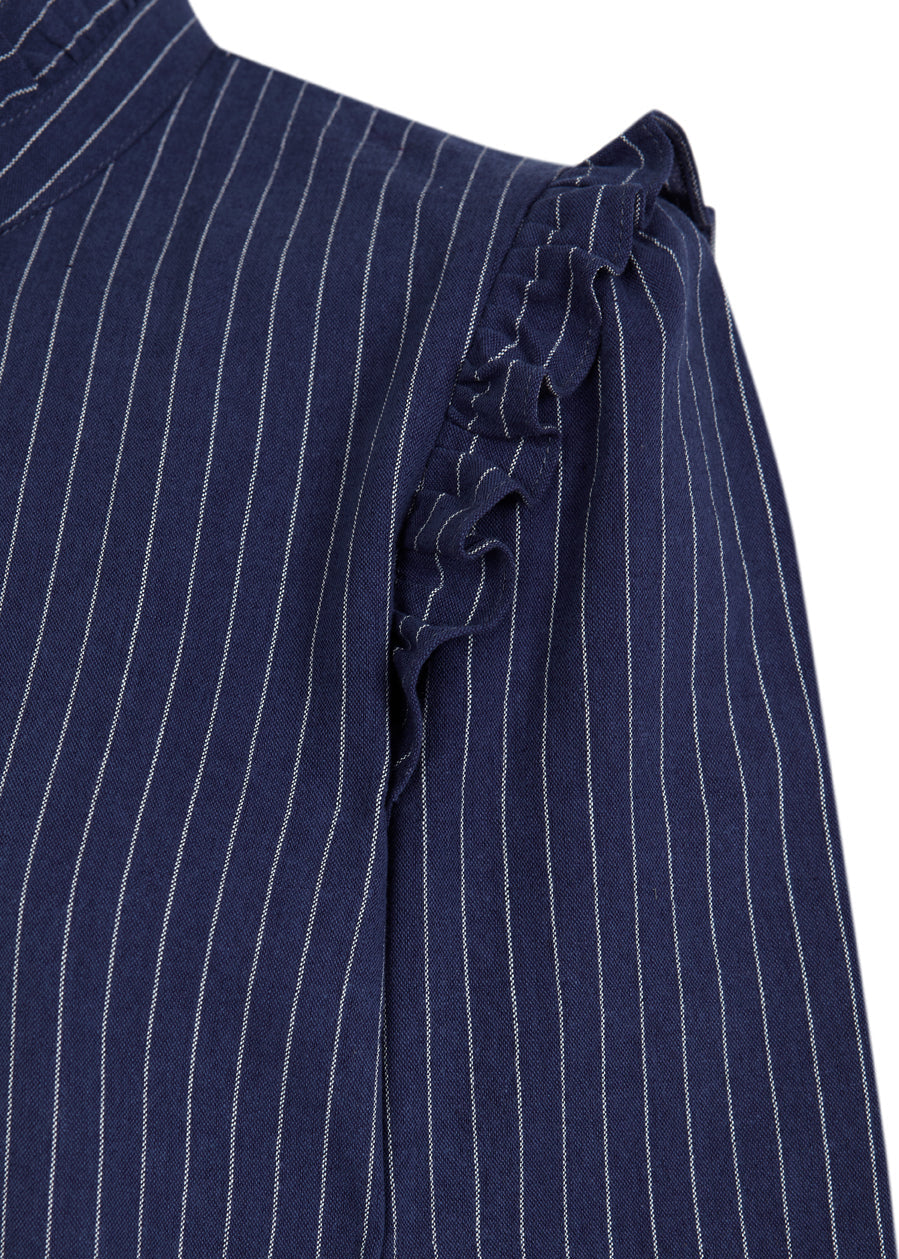 camisa rayas conjunto marino